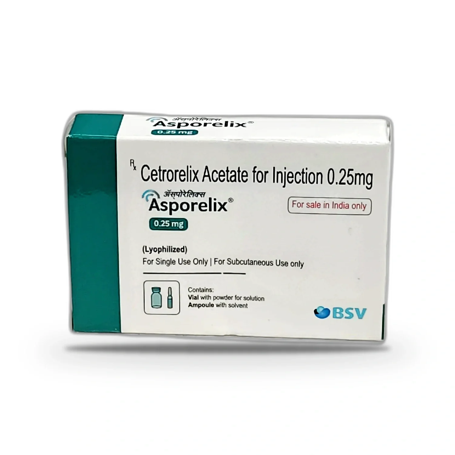Cetrorelix Acetate 0.25 Vial Gallery Image 1
