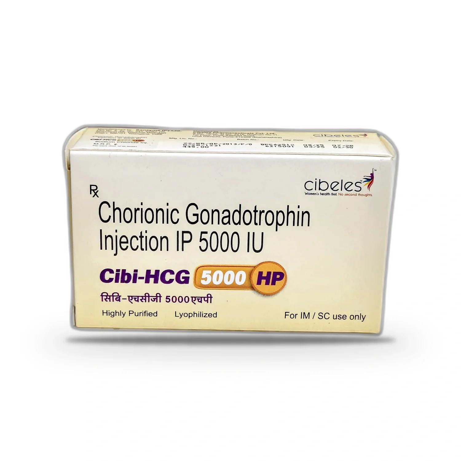 Chorionic Gonadotrophin HP 5000 IU