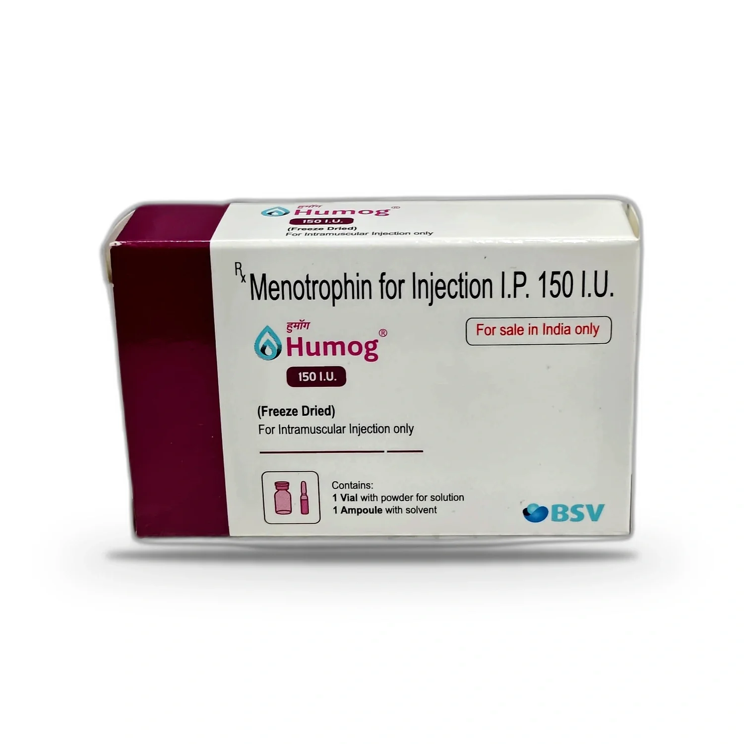 Highly Purified Menotrophin (hMG) 150 Vial Gallery Image 1