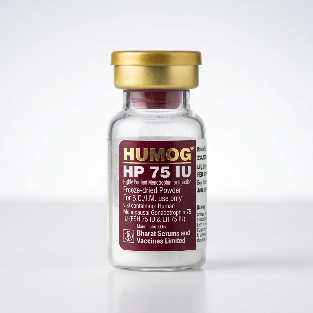 Highly Purified Menotrophin (hMG) HP 75 Vial Gallery Image 2