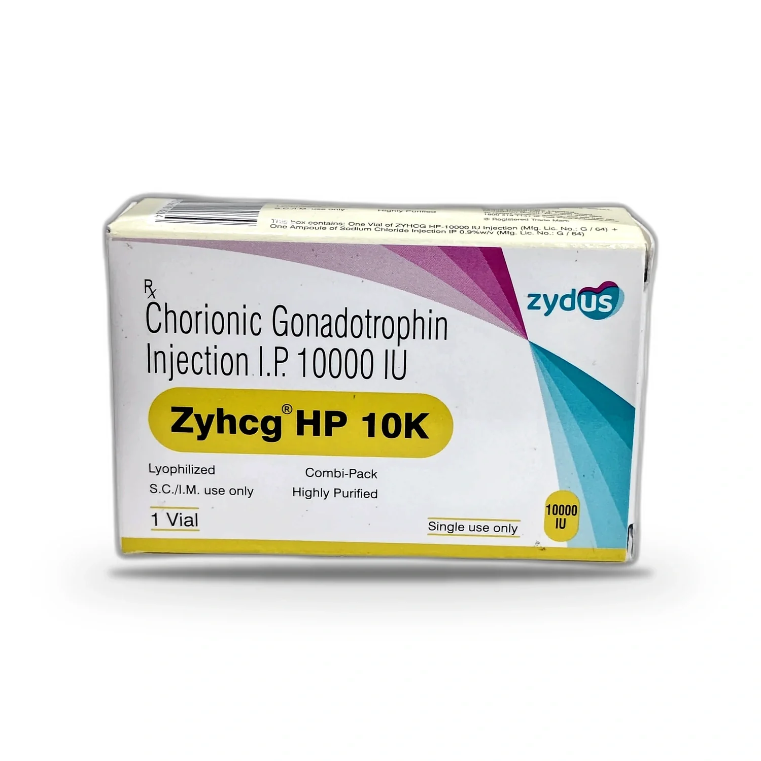 Human Chorionic Gonadotropin (hCG) 10000 IU Vial Gallery Image 1