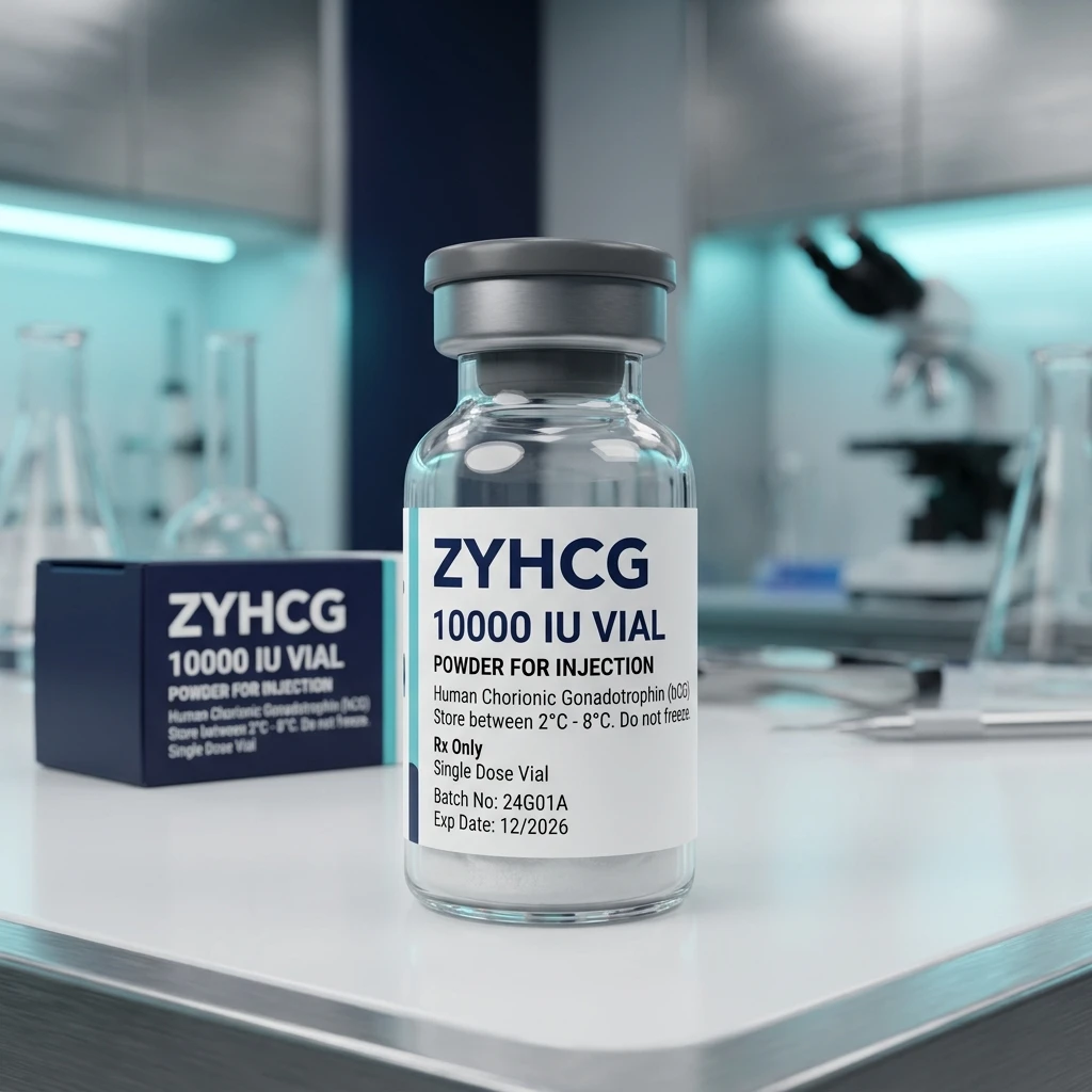 Human Chorionic Gonadotropin (hCG) 10000 IU Vial Gallery Image 2