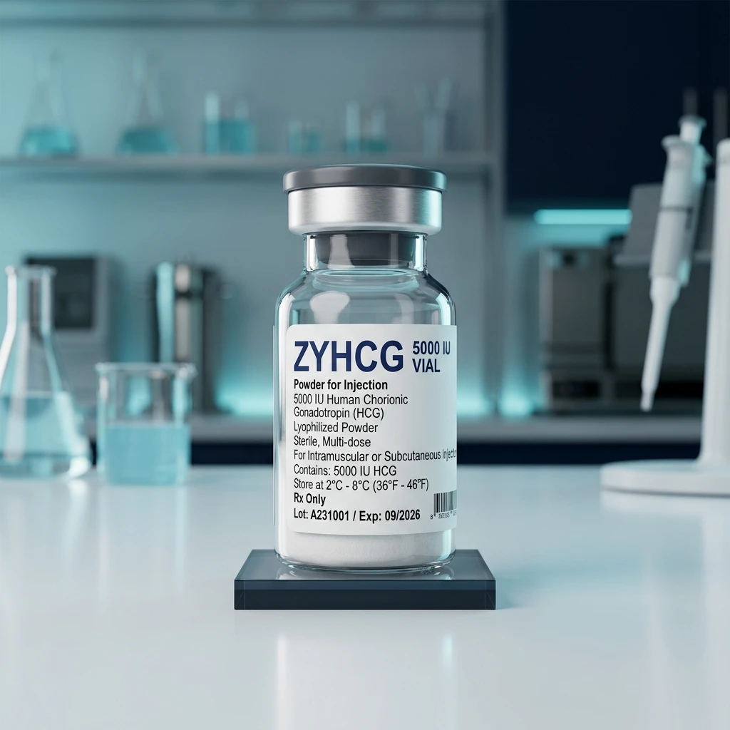 Human Chorionic Gonadotropin (hCG) 5000 IU Vial Gallery Image 2